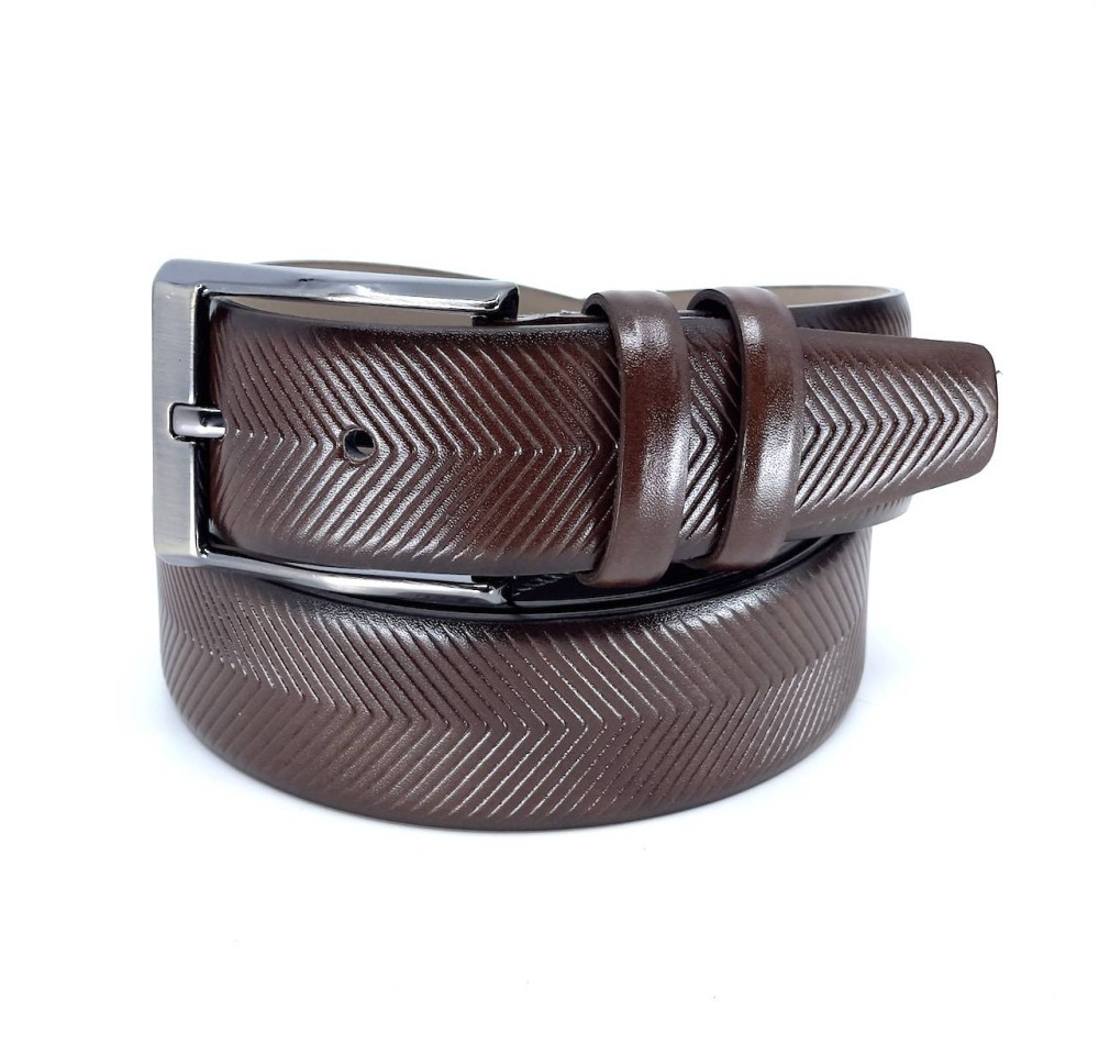 P.U. Leather Belt - Brown