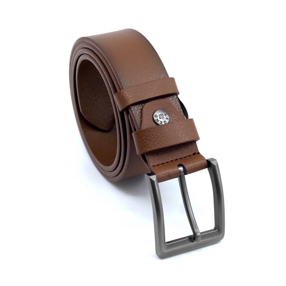 Real Leather Belt - Camel