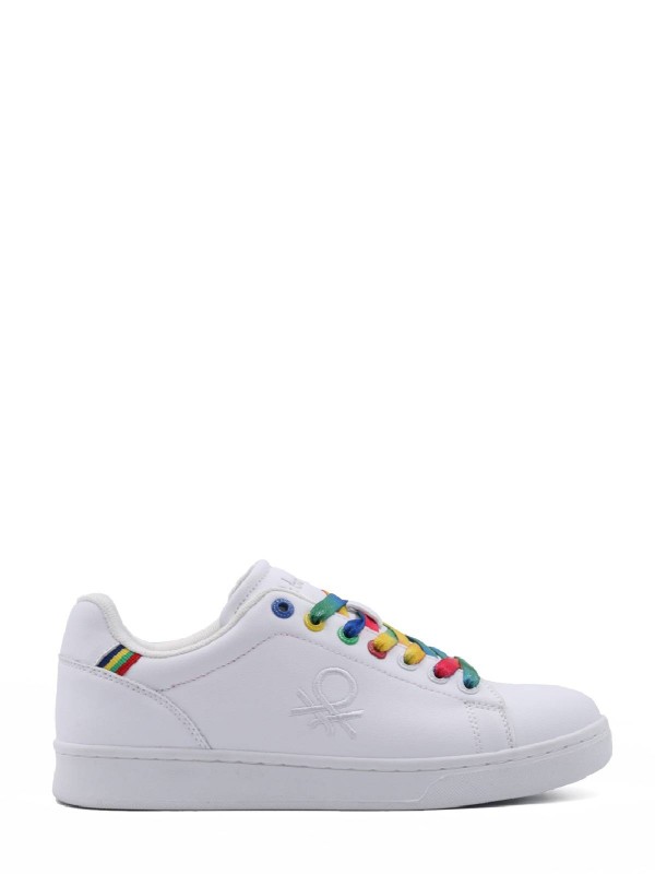 Benetton Penn Multirings Sneakers - White