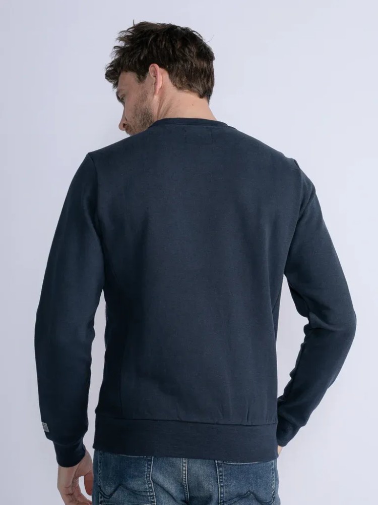 Petrol Logo Sweater Hutchinson - Blue