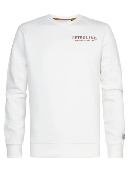 Petrol Logo Sweater Hutchinson - White