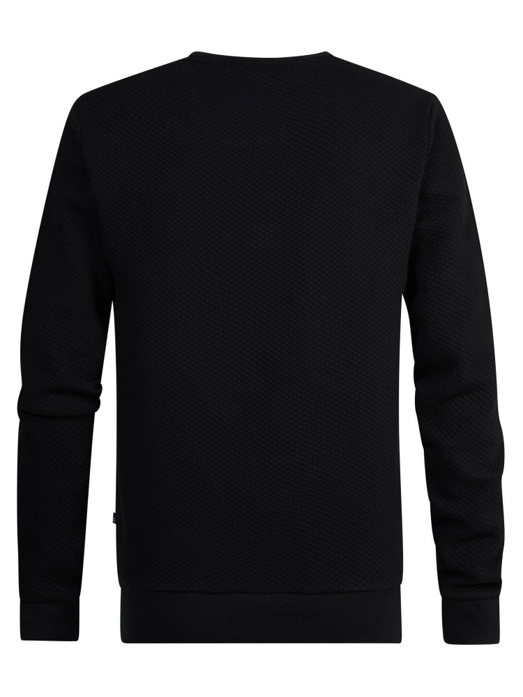 Petrol Ribbed Sweater Virginia - Black