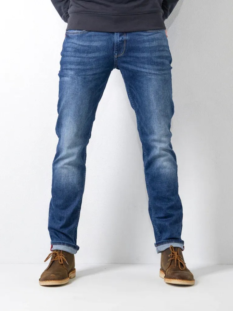 Petrol Russel Regular Tapered Fit Jeans - Blue