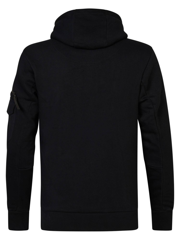 Petrol Plain Hoodie Hartford - Black