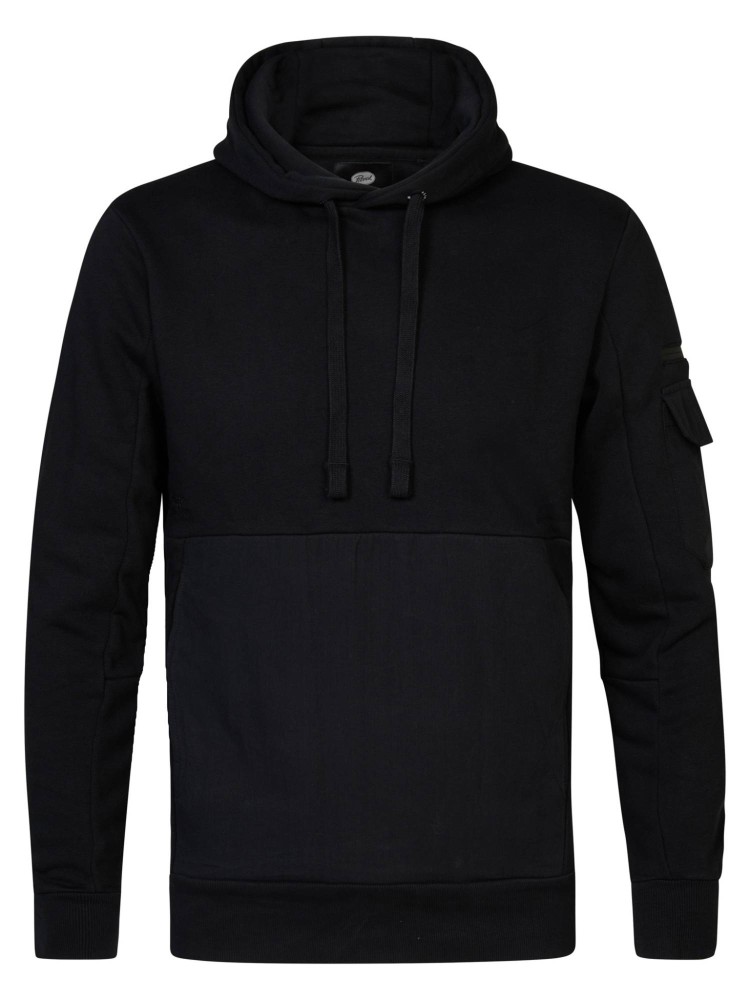 Petrol Plain Hoodie Hartford - Black