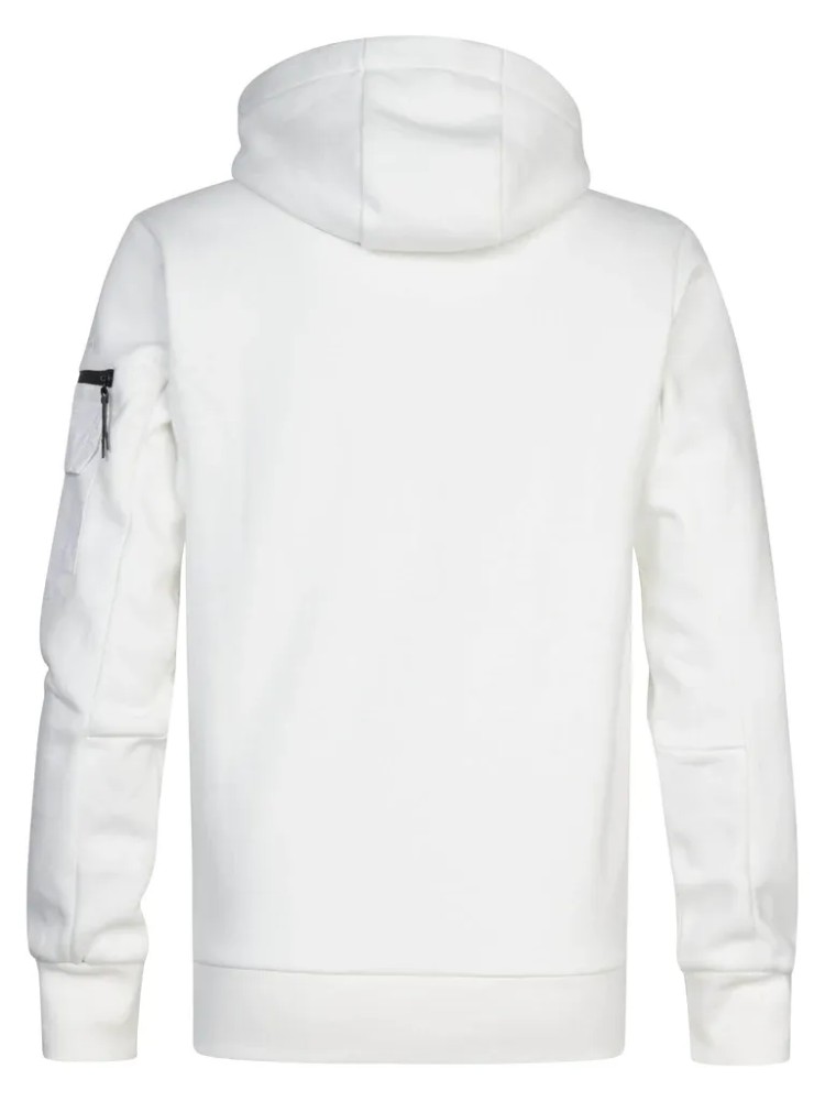 Petrol Plain Hoodie Hartford - White