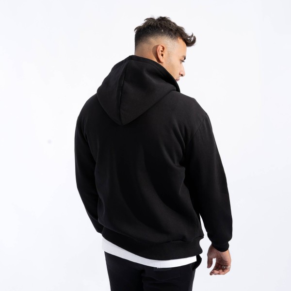 Destroy Zipped Hoodie Justin - Black