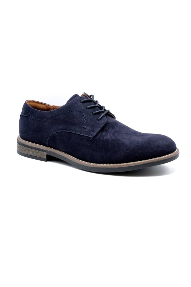 Suede Derby Shoes - Blue