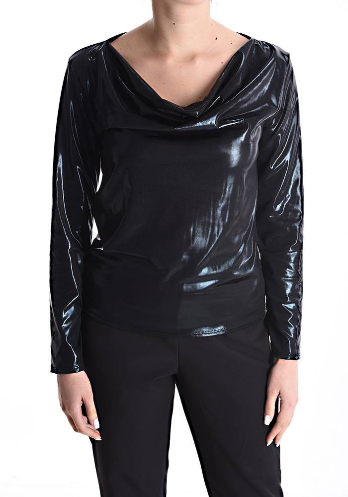 Metallic Top - Black