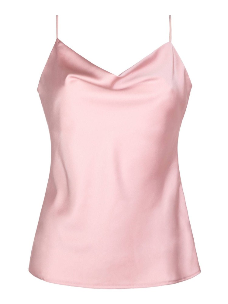 Cowl Neck Blouse - Pink