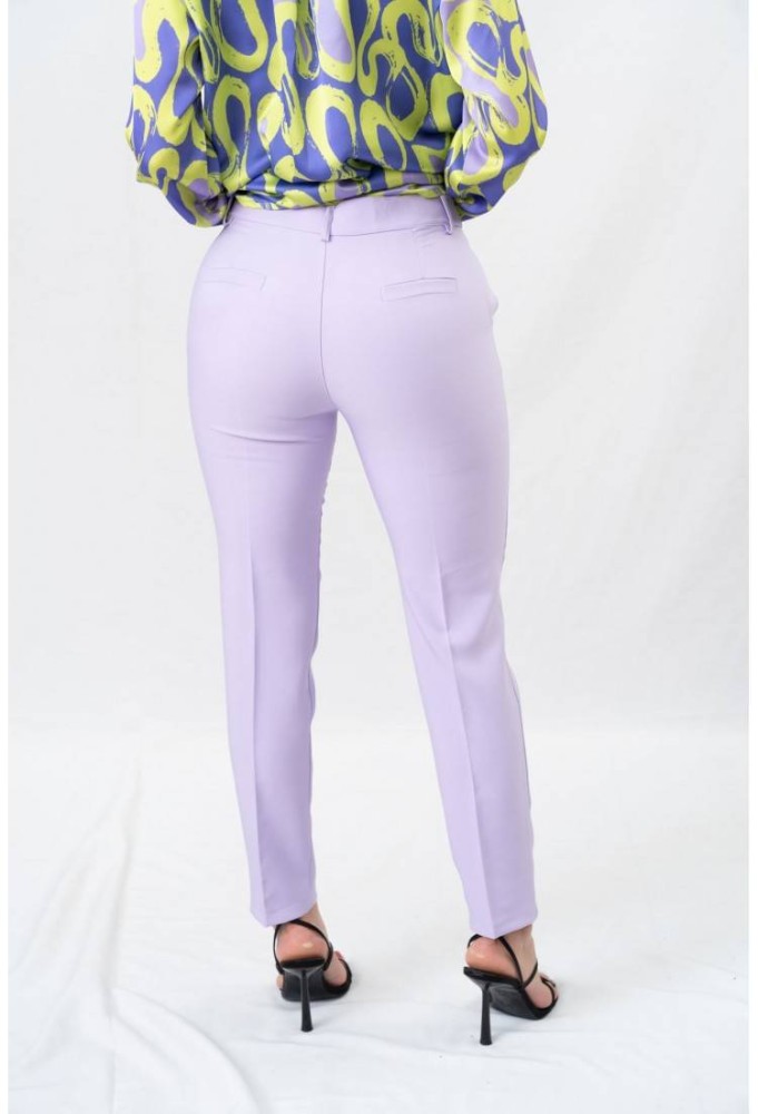Straight Cut Pants - Lilac