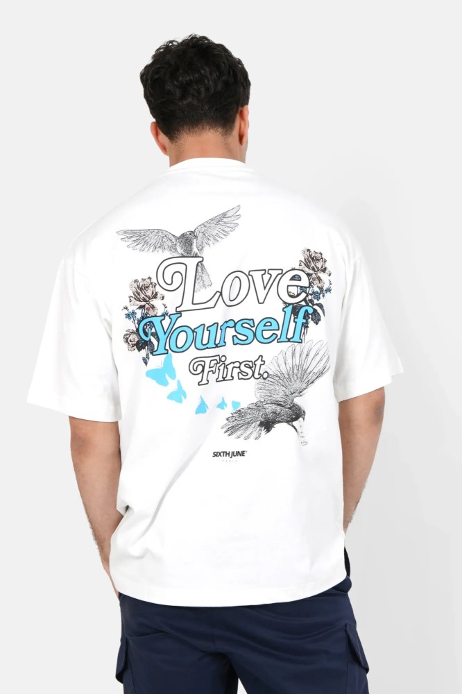 Sixth June Colored Print Short Sleeves T-shirt - White