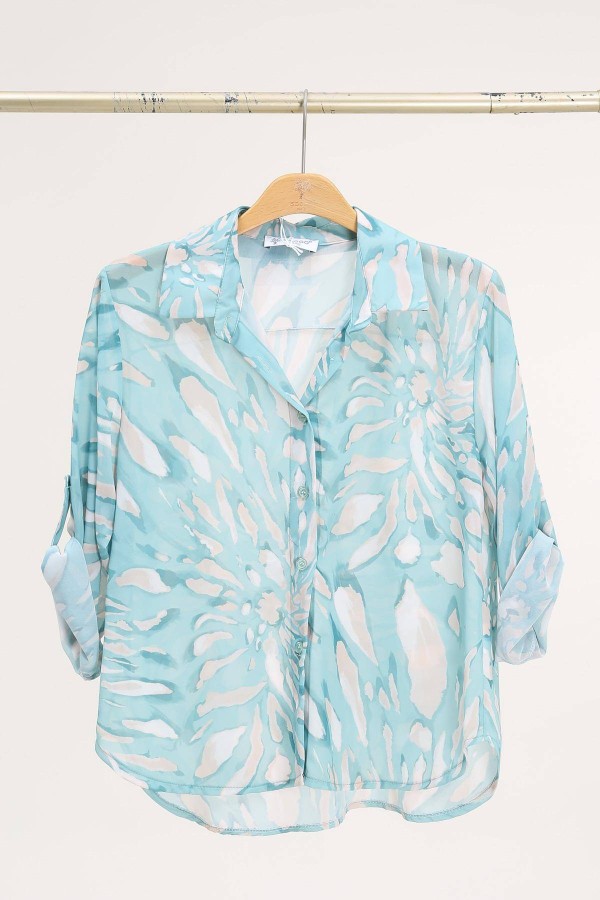 Printed Shirt - Mint