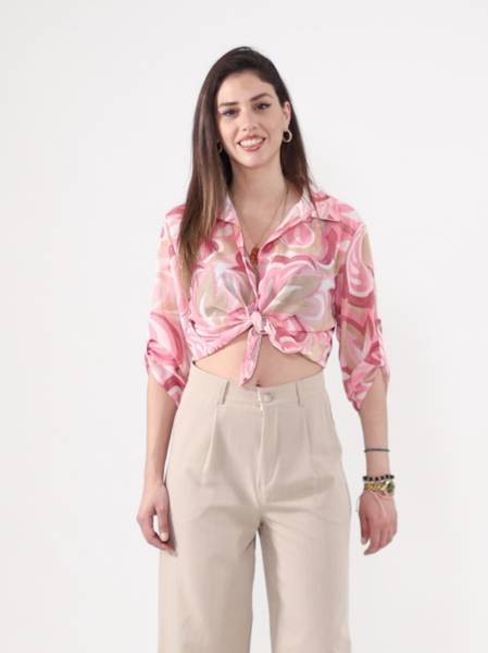 Printed Shirt - Pink