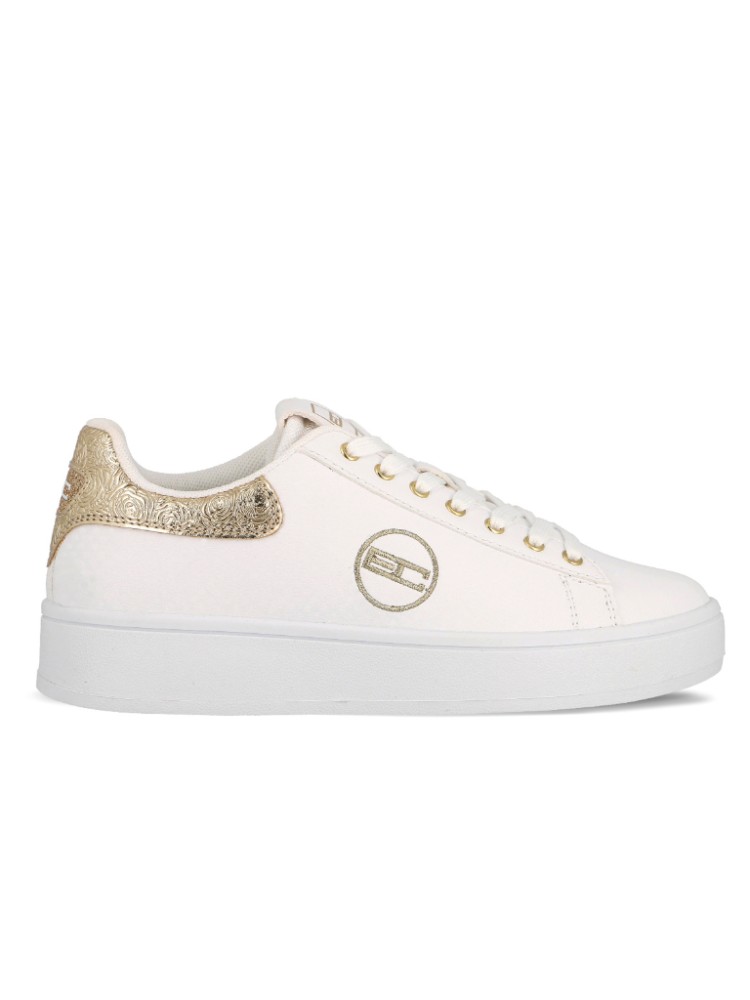 Enrico Coveri Sneakers ULAMA METAL GLITTER - White/Gold