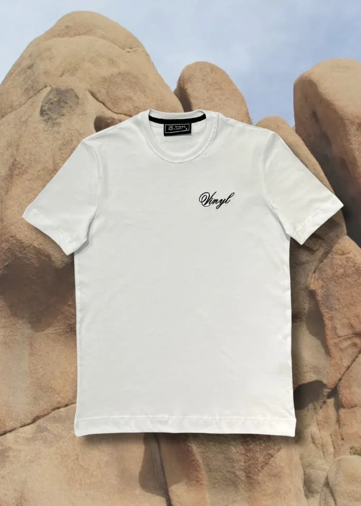 Vinyl Signature Icon Tee - White