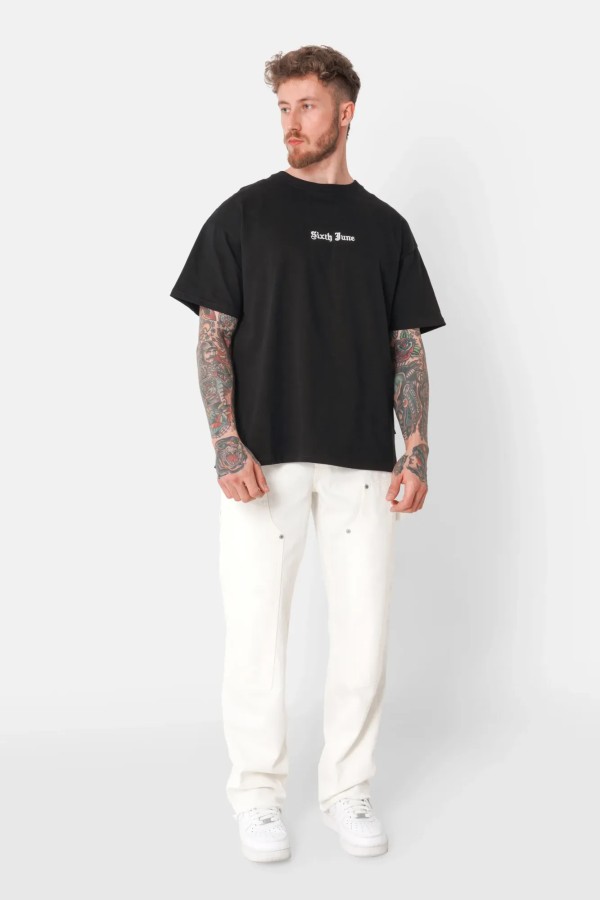 Sixth June Crew Embroidery T-shirt - White