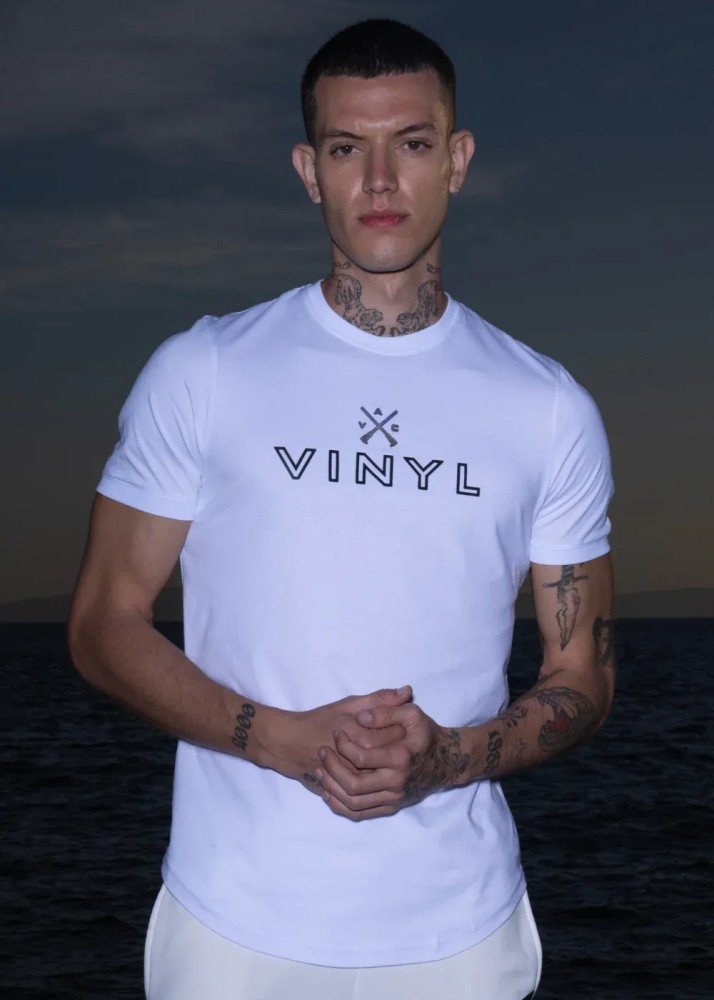 Vinyl Elevated Logo T-shirt - White