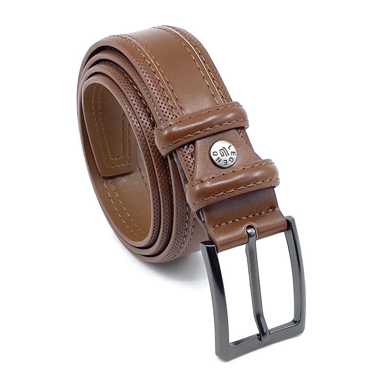 Real Leather Belt - Camel