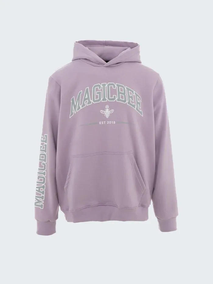 MagicBee Est Logo Hoodie - Lilac