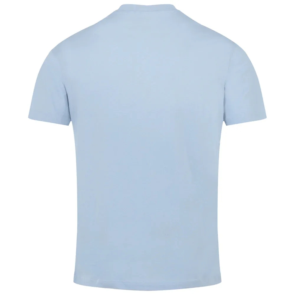 Sixth June Soft Embroidered Logo T-shirt - Sky Blue