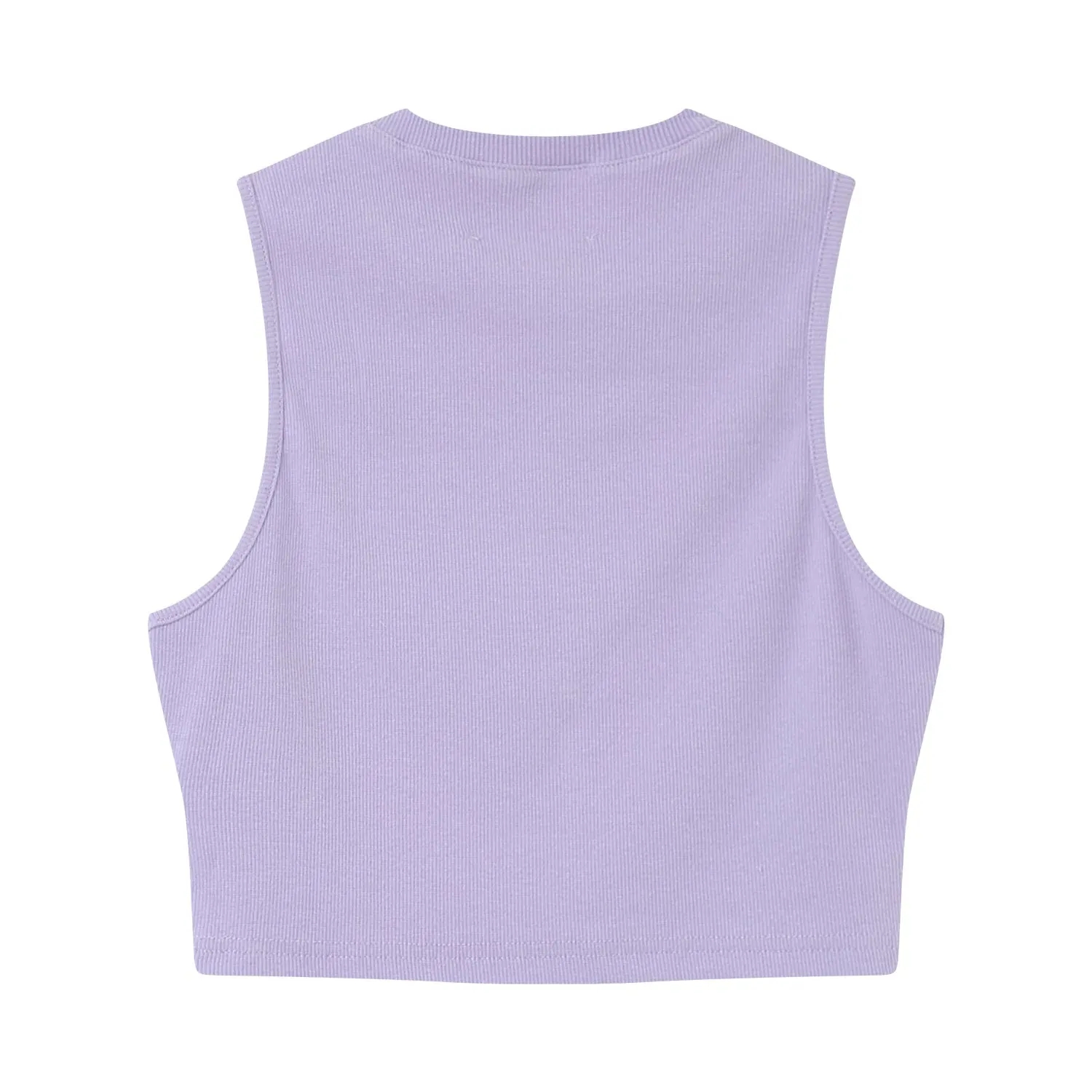 Sixth June Logo Cropped Top - Lilac