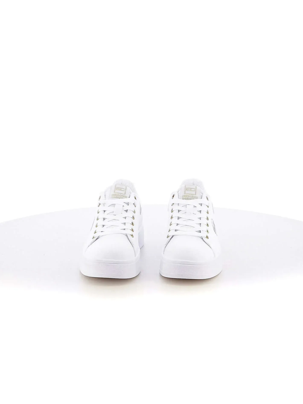 Enrico Coveri Sneakers ULAMA METAL GLITTER - White/Gold