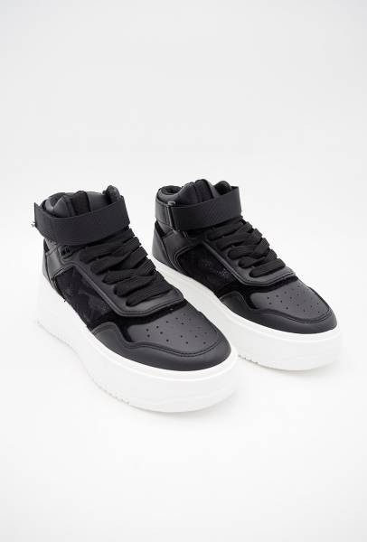 High Top Sneakers - Black
