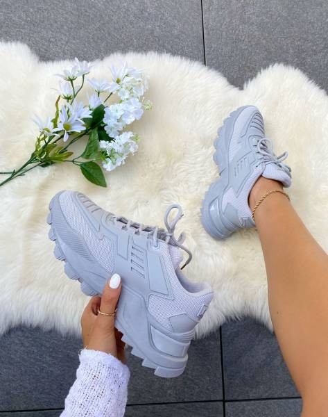Rubber Sneakers - Grey