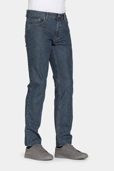 Light Jeans Style 700 100% Cotton. Comfortable leg and regular waist - Blue