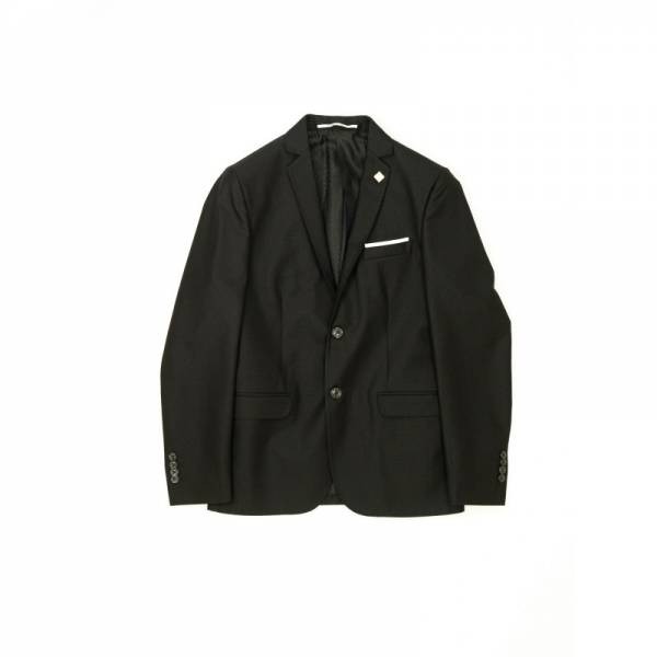 Italian Slim Fit Suit - Black