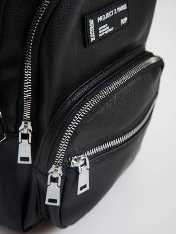 Mini Multipocket Backpack - Black
