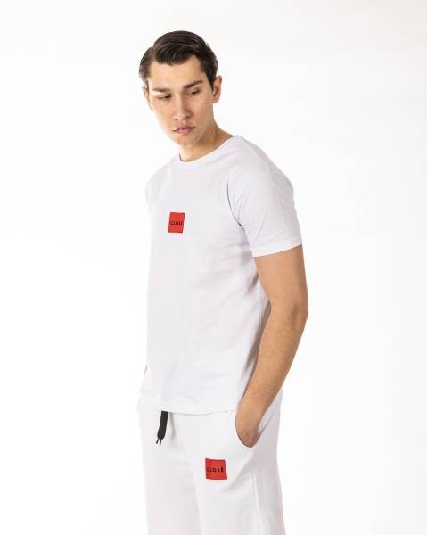 Close Society Red Patch T-shirt - White