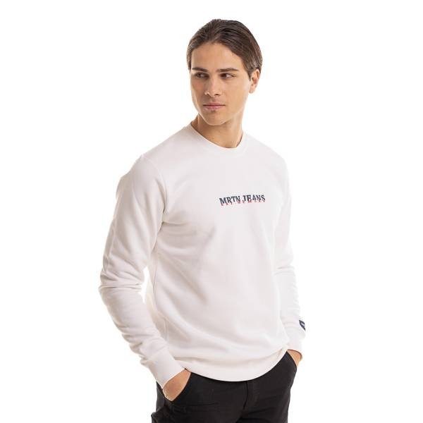 Martini 'Jeans' Sweatshirt - White