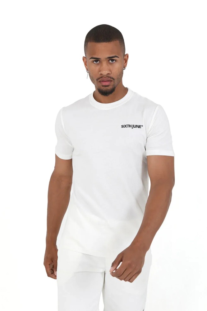 Sixth June Soft Embroidered Logo T-shirt - White