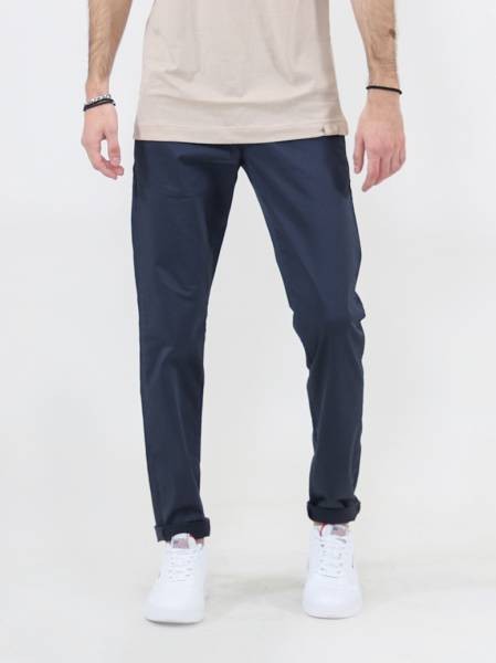 Slim Fit Chino Trousers - Blue