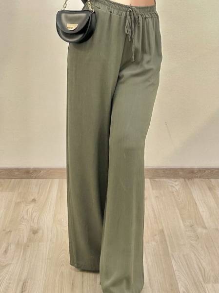 Linen Trousers - Khaki