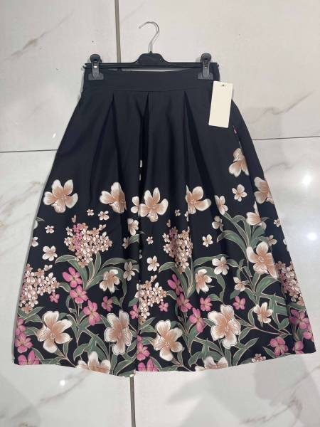 Printed Skirt - Black