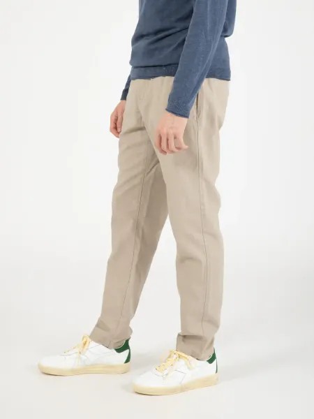 Linen Blend Trousers - Beige