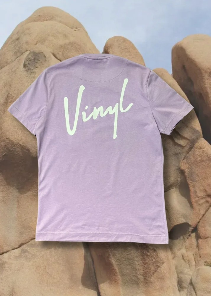 Vinyl Signature T-shirt - Lilac