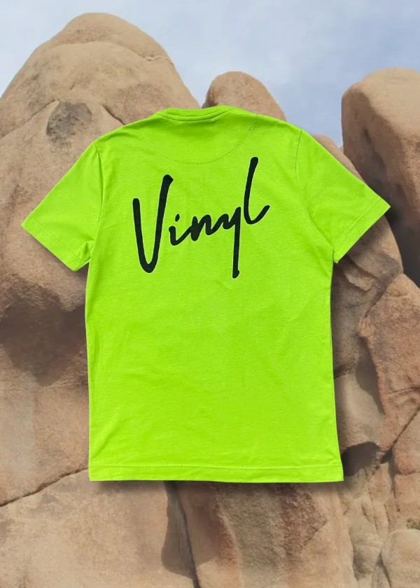 Vinyl Signature T-shirt - Lime