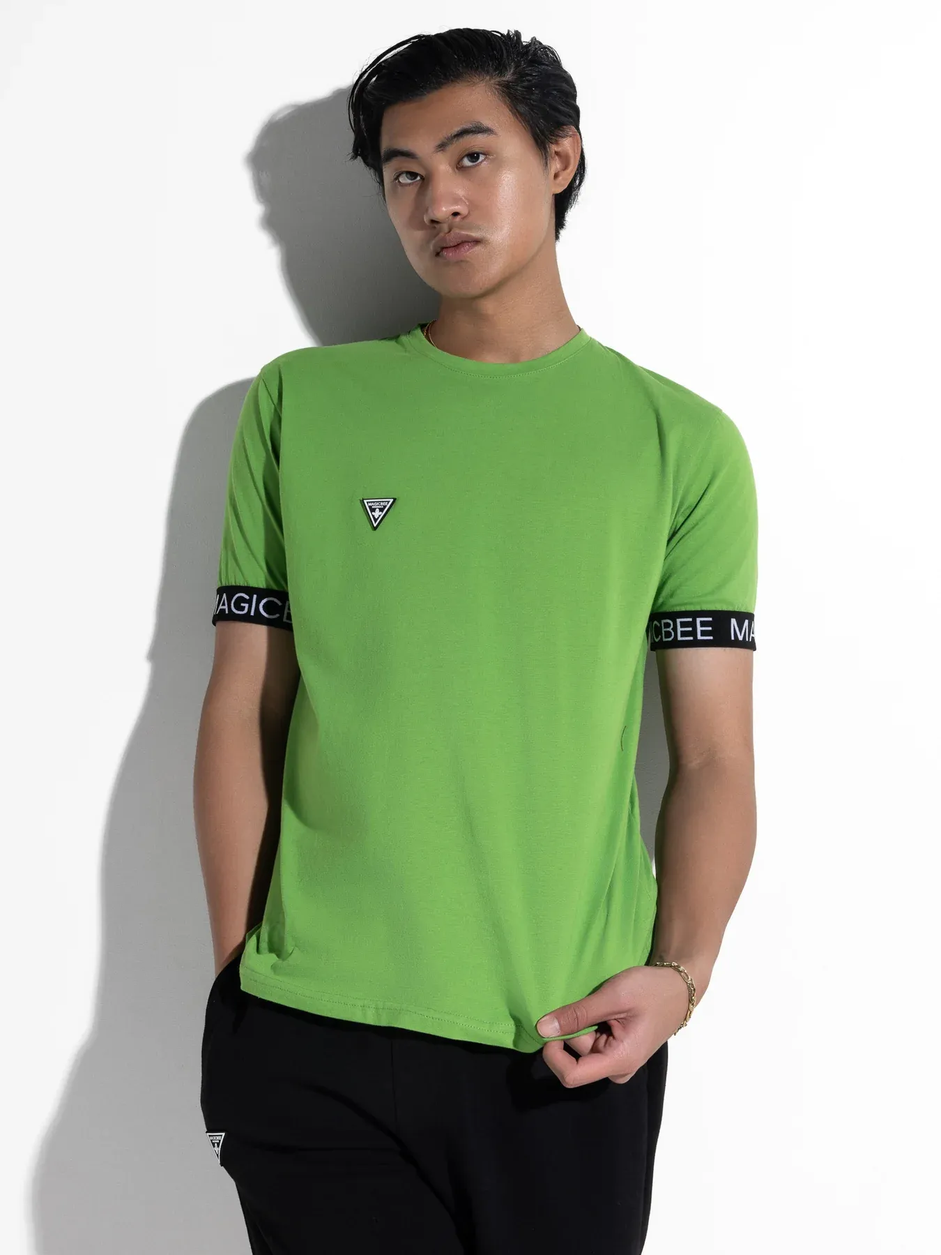 MagicBee Elastic Tee - Lime