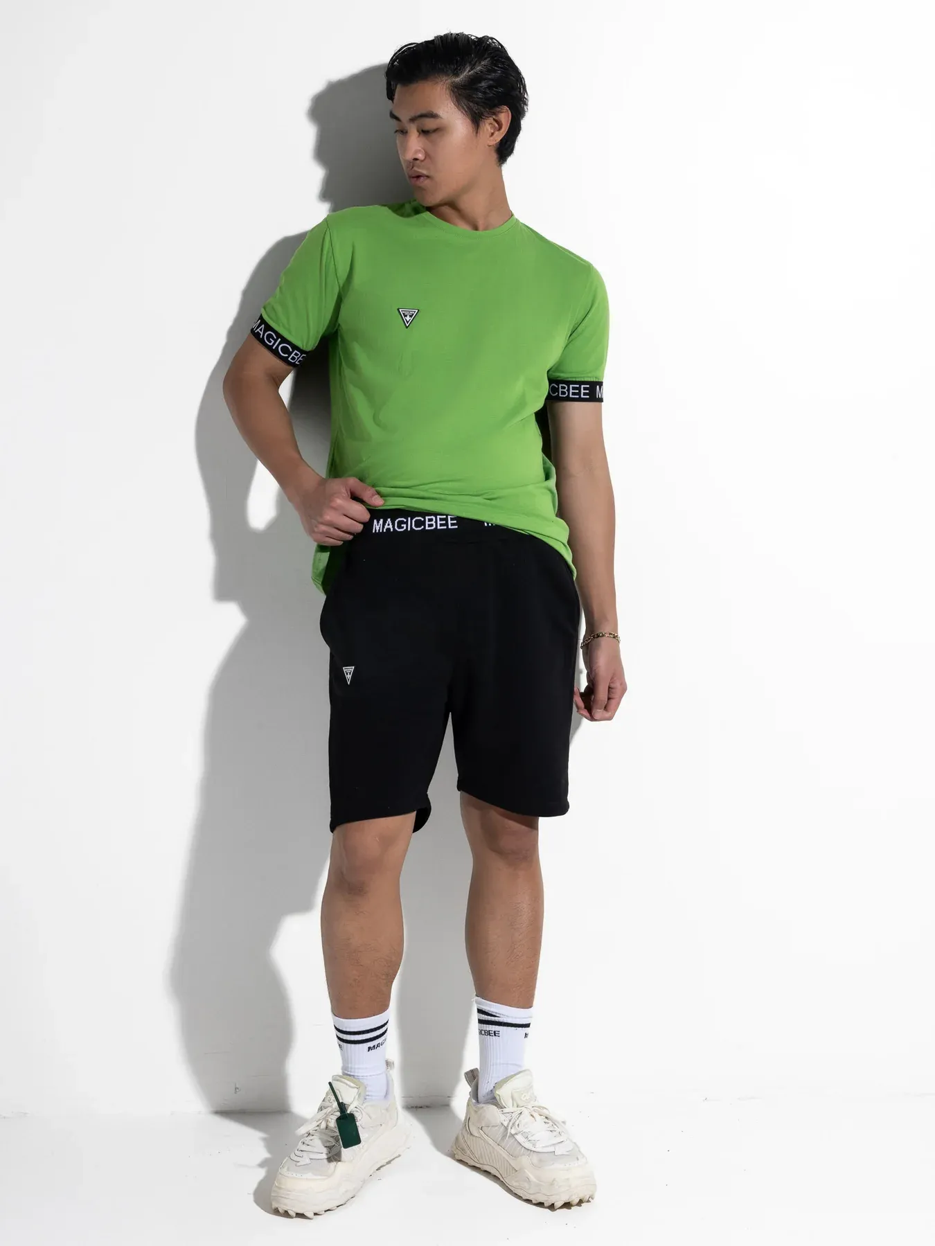 MagicBee Elastic Tee - Lime