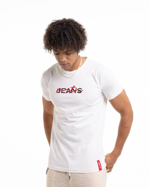 Martini 'MRTN Jeans' Embroidery T-shirt - White