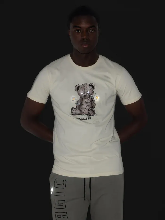 MagicBee Reflective Teddy Tee - Beige