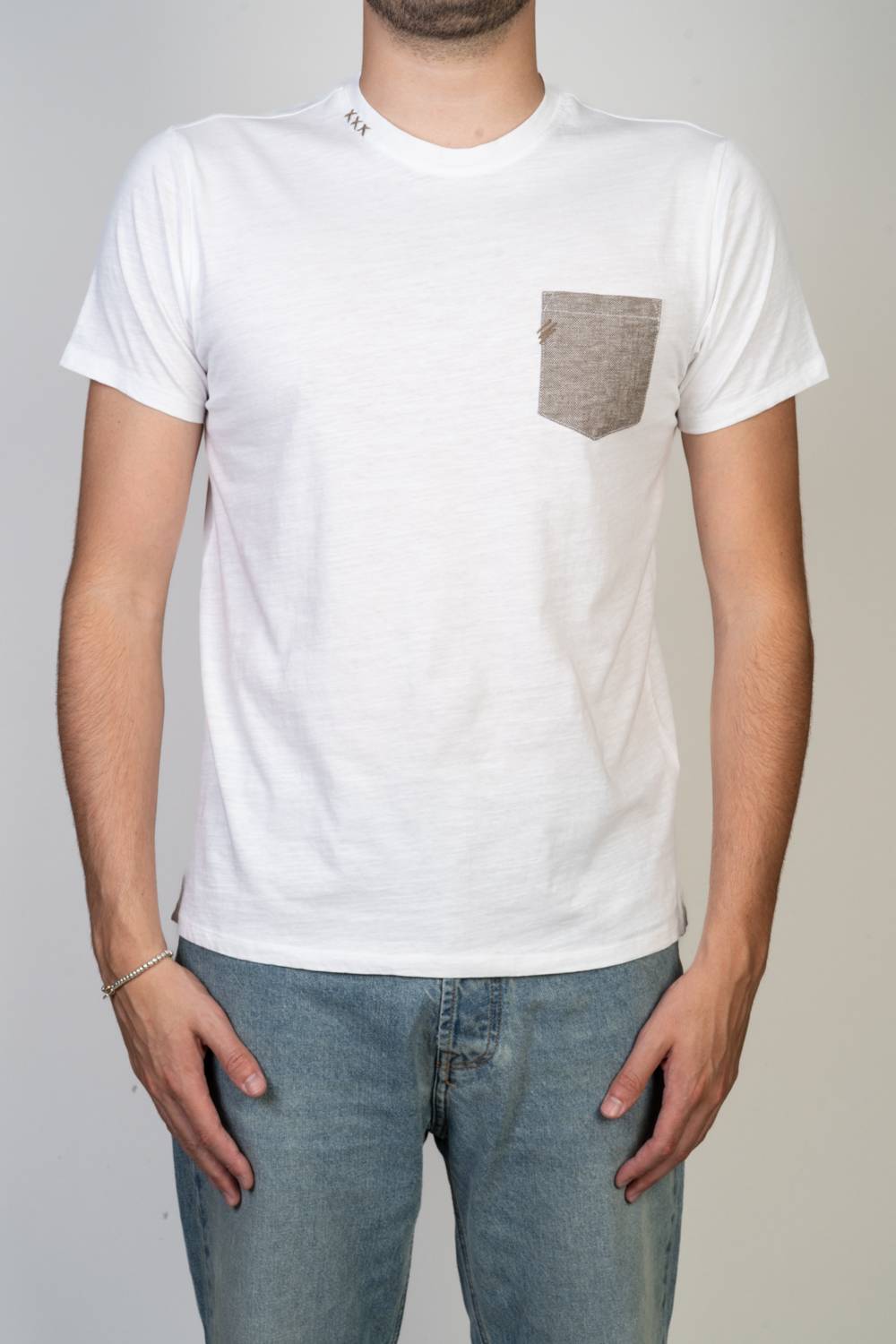 Chest Pocket T-shirt - White