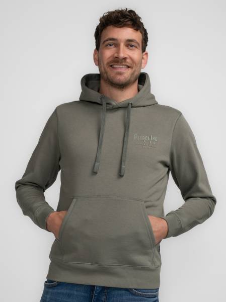 Petrol Logo Hoodie Ugashik - Khaki