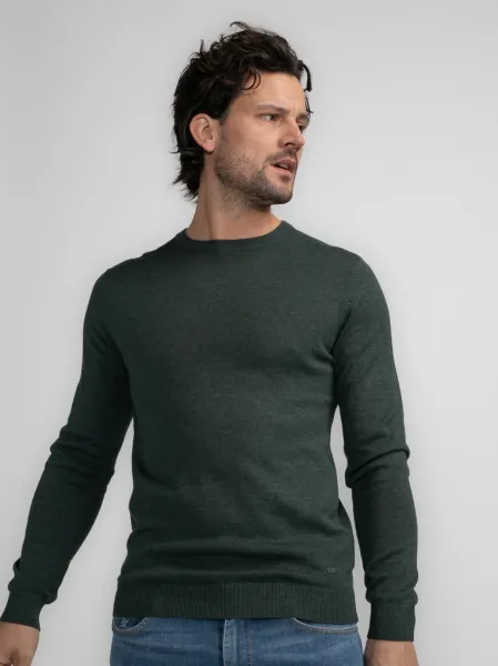 Petrol Fine-knit Jumper Nenana - Green