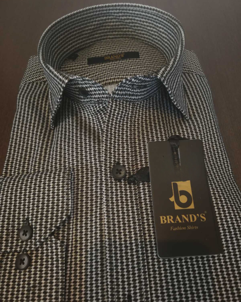 Mini Print Detail Shirt - Khaki