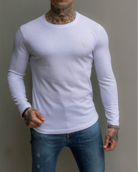 Rebel Long Sleeve T-shirt - White
